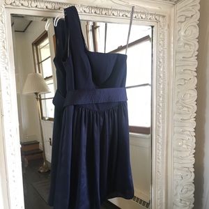 One shoulder bridesmaid dress